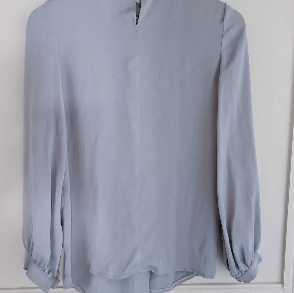 Gorgeous Custom Made Grey Blouse Longsleeve - Picture 4 of 5
